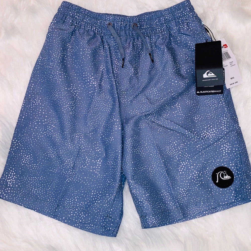 Quiksilver Boy’s Blue & White Volley Shorts
